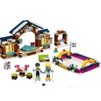 ราคา Lepin Friends Snow Resort เลโก้จีน บล๊อกตัวต่อ ชุดลานสเก็ตและที่ประกวดร้องเพลง (1775859148)