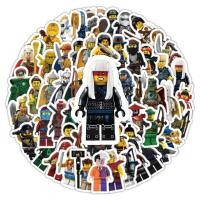 ราคา พร้อมส่งLEGO เลโก้ นินจาโก sticker ninja สติกเกอร์ กันน้ำ รูปแบบที่แตกต่างกัน 100ชิ้น (25134153341)
