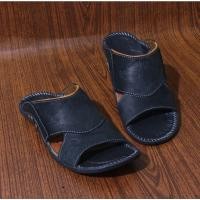ราคา Selop SPTS Harley Davidson GENUINE Leather Men& 39;s Leather Flip-flops Sandals Sandals (25137484378)