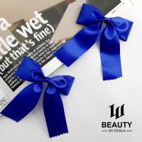 ราคา ขายเป็นคู่ โบว์ติดผมนักเรียน ริบบิ้น 3 ซม. แฟชั่นนักเรียน back to school ขายเป็นคู่ (7431633969)