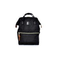 ราคา กระเป๋าเป้ Anello รุ่น Regular Canvas Square Backpack สีดำ (5835387561)