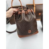 ราคา CELINE Drawstring vintage crossbody กระเป๋าซิลีนแท้มือสอง ซิลีน (18062102466)
