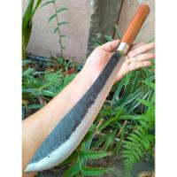 ราคา มีดมาเชเต้ Machete มีดสปาต้า มีดเหน็บ มีดเดินป่า มีดแคมป์ 12.1” SUP9 ตีร้อนชุบแข็ง ผิวไฟ ด้ามประดู่ คอเลส หมุดทองเหลือง (24812612858)
