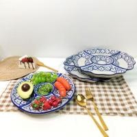 ราคา จานหลุม size 10.5นิ้ว 12นิ้ว ถาดออเดิร์ฟ5ช่อง จานออเดิร์ฟ จานเซรามิค จานหลุมกระเบื้อง จานหลุมสวยๆ (26205981231)