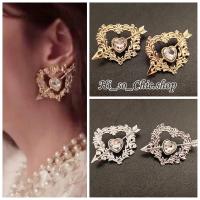 ราคา ต่างหูแฟชั่นดาราใส่ แบบติดหู รูปหัวใจ (ราคาต่อชิ้น) (4706628115)