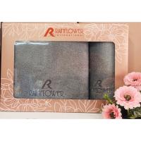 ราคา GIFTSET RAINFLOWER Towel ผ้าเช็ดตัว ขนาด 70x135 cm. เช็ดผม ขนาด 34x75 cm. พร้อมกล่อง (MSG939B7) (26766962329)