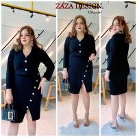 ราคา ชุดเซท+เสื้อสูทกระดุม+กระโปรงสุดหรู(แฟชั่นสาวอวบ) (18270243200)