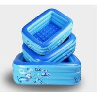 ราคา (เกรด A แบบหนา) สระน้ำเป่าลมเด็ก สระน้ำเด็กเป่าลม สระว่ายน้ำทรงเหลี่ยม พื้นกันลื่น(No box) 120/150/180CM (5009164021)