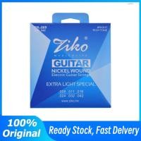 ราคา VIP-ZIKO Dn-009 สายกีตาร์น้ําหนักเบาพิเศษสําหรับกีตาร์ไฟฟ้าHexagonal Core NamoเคลือบนิกเกิลWinding 6 ชิ้นชุดสาย (29623114031)