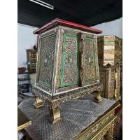 ราคา ตู้ไม้แกะสลัก ตู้หัวเตียง ตู้เล็ก ตู้วางพระ ยาว37กว้าง24สูง45ซม ลายดาว ทรง A ตู้โชว์ ตู้เก็บของ (27960007182)