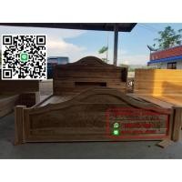 ราคา เตียงไม้สัก ทรงหลุยส์ แบบพิเศษ(งานสั่งทำ) พร้อมแกะสลักลายดอกโบตั๋น ปลาเงินปลาทอง (5733196616)