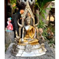 ราคา พระพุทธชินราช เนื้อ 2 กษัตริย์ สีทูโทน วัดพระศรีรัตนมหาธาตุ พิษณุโลก(หน้าตัก5นิ้ว สูง28ซม.)พระดีพิธีใหญ่สวยมากๆ (9786905039)