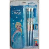 ราคา ชุดเครื่องเขียน กล่องดินสอ เอลซ่า : Frozen ลายเจ้าหญิง Elsa (29408658942)