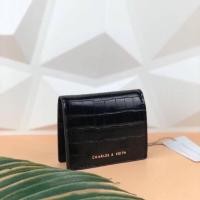 ราคา ♦️ส่งต่อ♦️กระเป๋าสตางค์ CHARLES & KEITH CROC-EFFECT SMALL WALLET กระเป๋าเงินใบสั้น (4279347980)