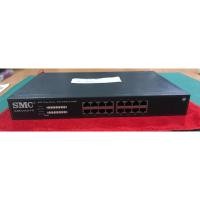 ราคา Switch 16 Port Gigabit 10/100/1000mbps ยี่ห้อ SMC รุ่น SMCGS16 มือสอง แถมสายไฟเสียบ (หมายเหตุ เสีย 2 port No. 5,13) (24624418336)