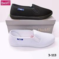ราคา Buddy 3-113 รองเท้าผ้าใบชาย รองเท้าผ้าใบแบบสวม Basic Canvas Shoes (XFOT) (8431130930)