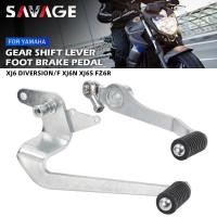 ราคา SAV Gear Shift Lever Foot Brake Pedal For YAMAHA XJ6 /Diversion/F/N/S XJ6N XJ6S FZ6R Motorcycle Accessories Shifter Gear (27862785960)