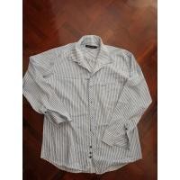 ราคา (มือสอง)​เสื้อเชิ้ตลายทางสีฟ้า​ Getaway sizeXLผู้ชาย (8051000762)