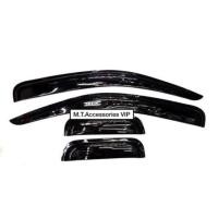 ราคา กันสาด นาวารา แคป navara cab ตัวรุ่นแรก สีดำทึบ4ชิ้น (1296672733)