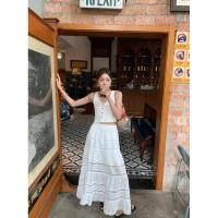 ราคา kloset A - กระโปรงลูกไม้สีขาวมีซับใน (18285306056)
