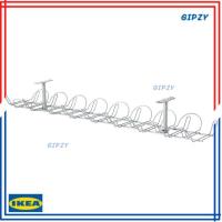 ราคา IKEA รางเก็บสาย ราง รางเก็บสายไฟ แนวนอน รางเก็บสายแนวนอน ติดตั้งใต้โต๊ะทำงาน ยาว 70 ซม. สีเงิน SIGNUM ซิกนุ่ม (16865202298)
