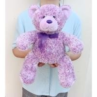 ราคา ตุ๊กตาหมีบิ้วอะแบร์ ก้นถ่วง รุ่น Build A Bear Nikkis Bear II Purple Lavender Teddy ขนาด 16 นิ้ว (22461187021)