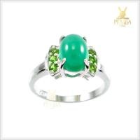 ราคา แหวนโมราแท้ เงินแท้925 ชุบทองคำขาว แหวนพลอยแท้ (4777716795)