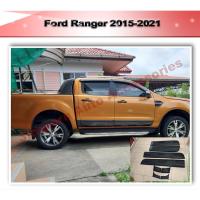 ราคา กันรอยข้าง กาบข้าง กันกระแทก Ford Ranger 2012-2018 เรนเจอร์ รุ่น 4 ประตู งาน ABS สีดำด้าน (Artimo Style) (7893514618)