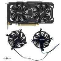 ราคา พัดลมการ์ดจอ ZOTAC GTX 1060 GTX 960 GTX 950 Galaxy Edition P106-100 Gold Digger Graphics Card Cooling Fan 4pin GA92S2H (25413313715)