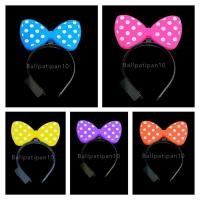 ราคา คาดผมไฟกระพริบ คาดผมมีไฟ คาดผมโบว์ ที่คาดผมไฟปาร์ตี้ (20334332519)