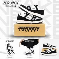ราคา ZEROBOY SNEAKER รองเท้าผ้าใบสุดเท่สีดำ-ขาวรุ่นใหม่ พร้อมส่ง (19592143629)