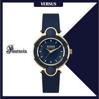 ราคา [ของแท้] Versus by Versace นาฬิกาข้อมือ ผู้หญิง รุ่น VERSUS SCF04-0016 NEW LOGO DARK BULE DIAL,LEATHER ST. paurasia (10673668842)