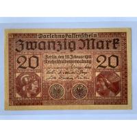 ราคา ธนบัตรรุ่นเก่าของประเทศเยอรมัน ชนิด20Mark ปี1918 (26210268158)
