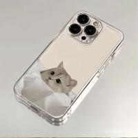 ราคา เคสใสลายแมวน่ารักสำหรับแอปเปิ้ล15/14/13PROMAX 12/11นุ่ม XR/XS (28261344877)