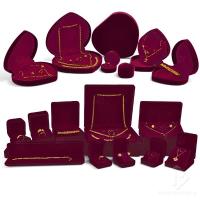 ราคา จัดเต็มกล่องใส่ชุดเครื่องประดับ กล่องกำมะหยี่สีเลือดหมูภายในเลือดหมู ทรงสี่เหลี่ยม&หัวใจ กล่องชุด กล่องเซ็ต กล่องสินสอด (25410422531)