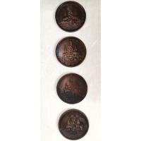 ราคา เหรียญ แปดเซียน โพวเทียนตังเข่ง ฉลองครองราชย์ 50 ปี รัชการที่ 9 ปี 2538 (มีทั้งหมด 4 เหรียญ) (29660263467)