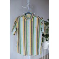 ราคา Kemeja เสื้อเชิ้ตลายทาง Lacoste (24390307165)