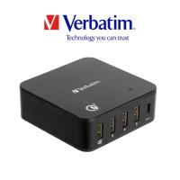 ราคา เครื่องชาร์จอเนกประสงค์ 5 พอร์ต Verbatim พร้อม QC 3.0 และ Type-C 66396 (29912227330)