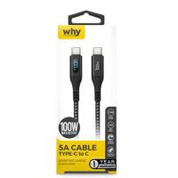 ราคา สายชาร์จจอ LED แสดงกำลังวัตต์ไฟชาร์จเร็ว100w Why 5A (UC-1371c) (29461646982)