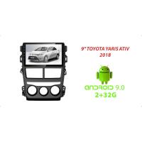 ราคา จอแอนดรอยด์ตรงรุ่น TOYOTA YARIS ATIV 2017+ 9 นิ้ว RAM 2 ROM 32G (5236372940)