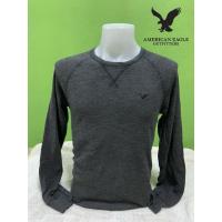 ราคา AMERICAN EAGLE เสื้อยืดคอกลม แขนยาว จั้ม ผ้า 2 เนื้อมือสอง (29000975530)