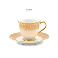 ราคา แก้วกาแฟเบญจรงค์ ลายหยดเทียนครึ่ง สีชมพู พร้อมกล่องผ้าไหม (1949013007)