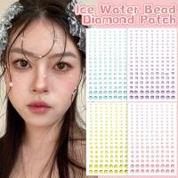 ราคา รอยสักชั่วคราว - Mermaid Face Jewels - เทศกาลแต่งหน้า - Self Adhesive Face Rhinestones - อัญมณีใบหน้า - สติ๊กเกอร์หยดน้ําเพชร - สําหรับใบหน้า, ผม, ตา, ร่างกาย (26371429519)