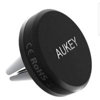 ราคา ใส่โค้ด NEWNE99 ลดเพิ่ม 100 บ.Aukey Magnetic-Tech ที่ยึดมือถือในรถ ที่จับมือถือบนช่องแอร์ผ่านระบบแม่เหล็ก (สีดำ) (993854244)