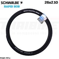 ราคา ยางนอกจักรยานเสือภูเขาขอบลวด SCHWALBE MTB รุ่น RAPID ROB 26X2.10 (27962210901)