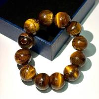 ราคา สร้อยข้อมือหินธรรมชาติแท้ หินตาเสือ (Tiger's eye) JR GEMS Collection ️ (25434332225)