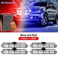 ราคา Llma _16 LED รถสีแดง/สีฟ้า Strobe แฟลชรถบรรทุก Dash โคมไฟใหม่ (24390197036)