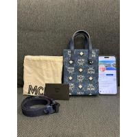 ราคา MCM AREN TOTE IN VINTAGE DENIM JACQUARD ไซส์ X-mini (24515501152)