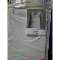 ราคา Uniqlo AIRism เสื้อกล้าม ผ้าตาข่ายสีขาว เด็ก size 130 (18468198815)