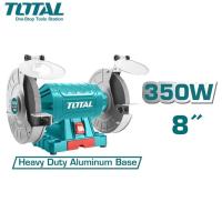 ราคา TOTAL มอเตอร์หินไฟ 8 นิ้ว รุ่น TBG35020 350 วัตต์ มาพร้อม หินเจียร์ 2 ก้อน ( Bench Grinder ) toolssupplies (25624136453)